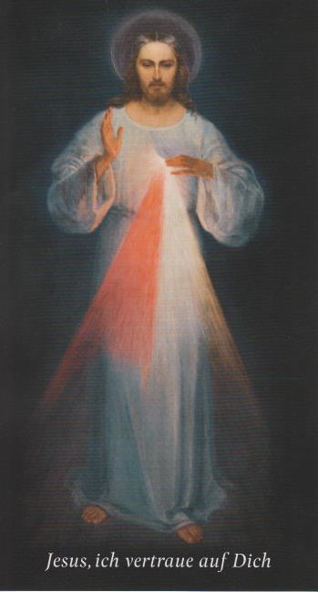Bild „Barmherziger Jesus“, 34 x 16 cm