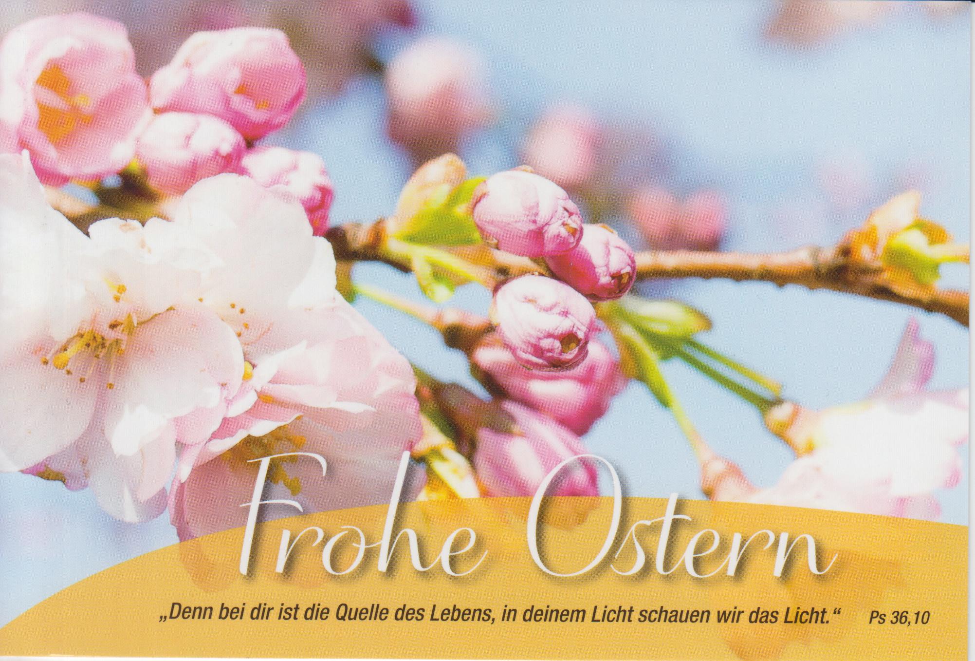 Osterkarten „Frohe Ostern“