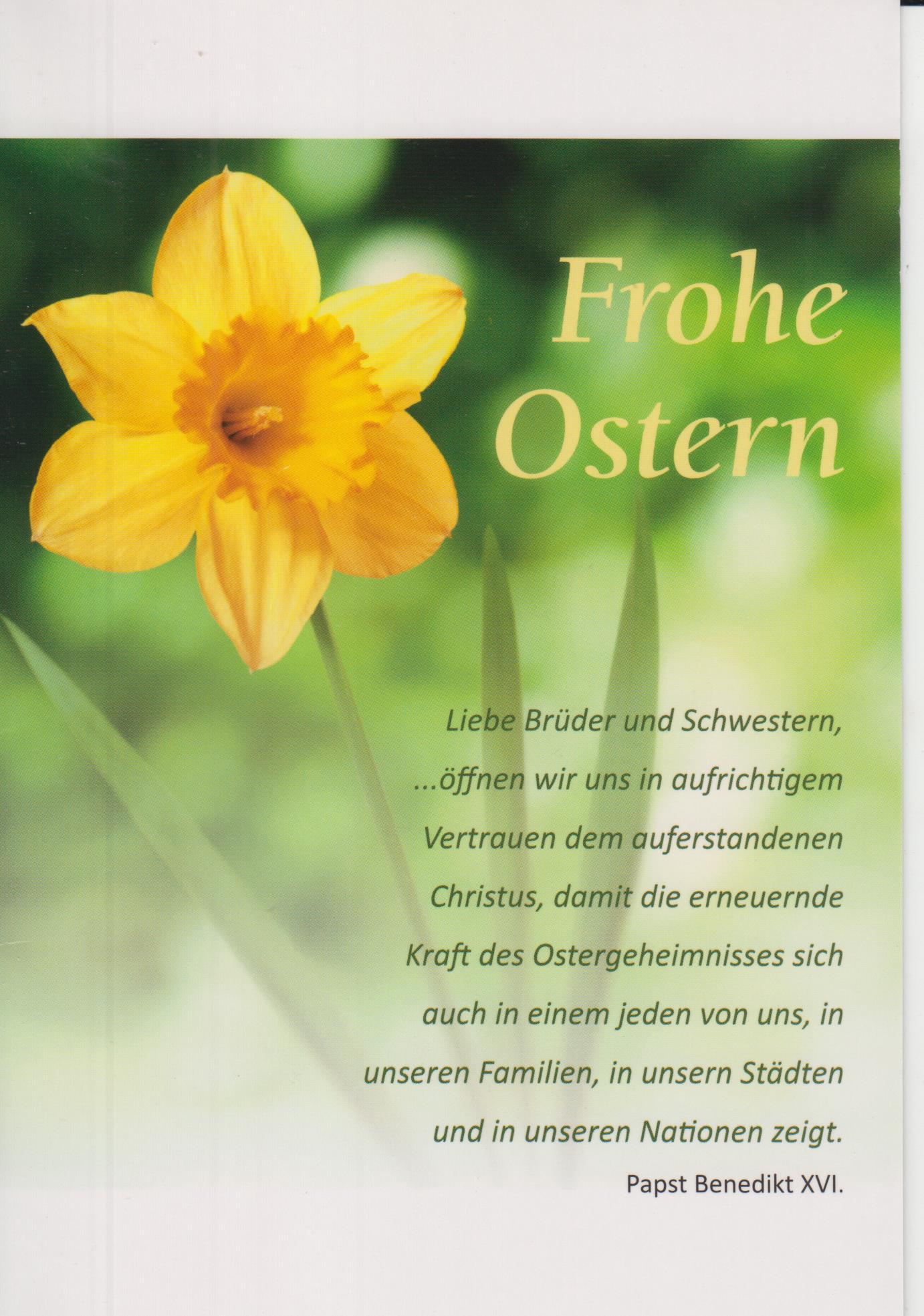 Osterkarten „Ostern“