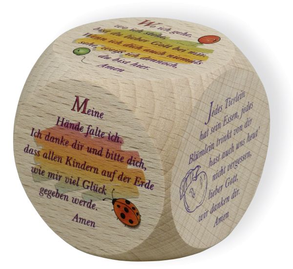 Gebetswürfel „Kindergebete“