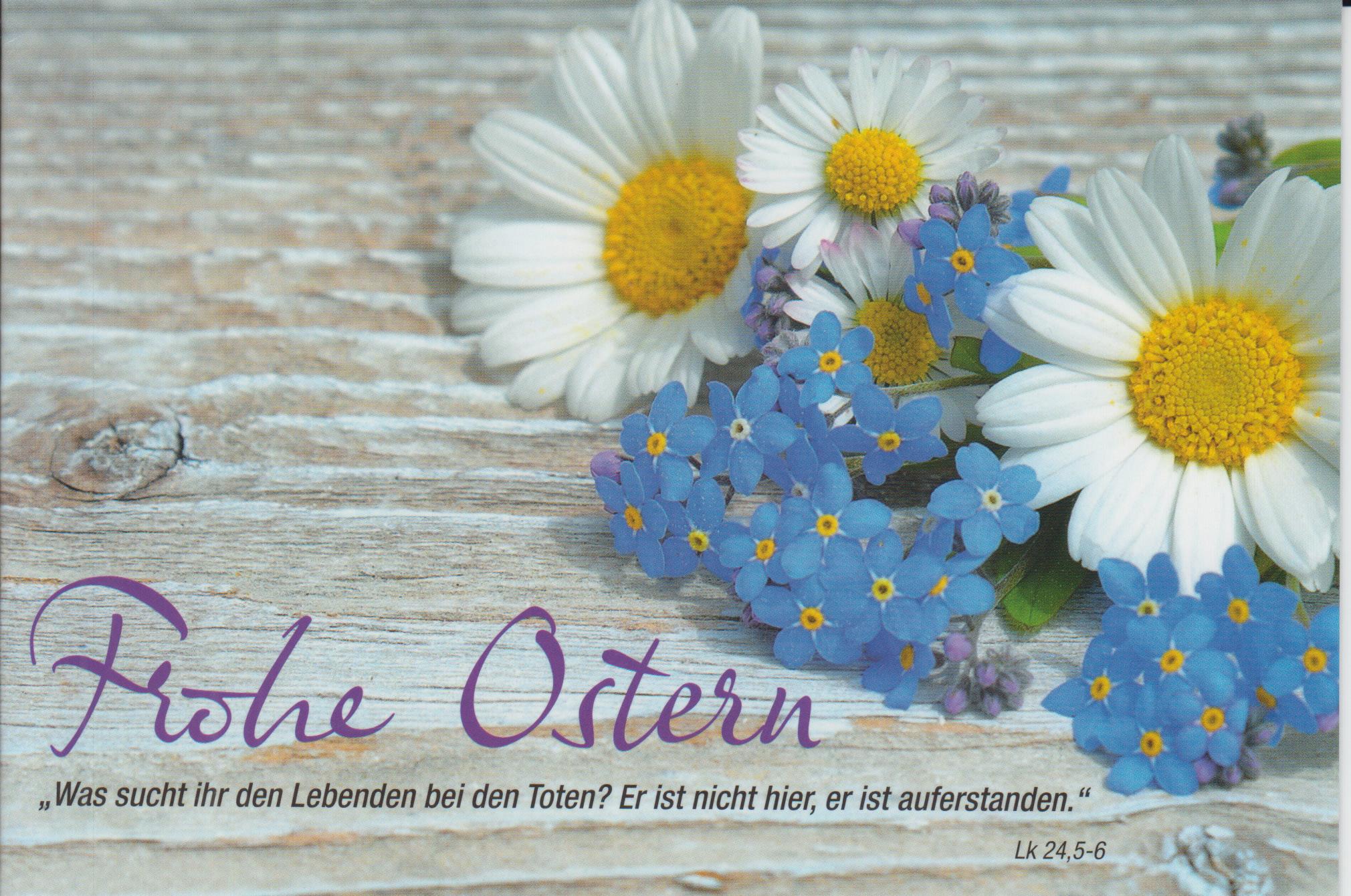 Osterkarten „Frohe Ostern“