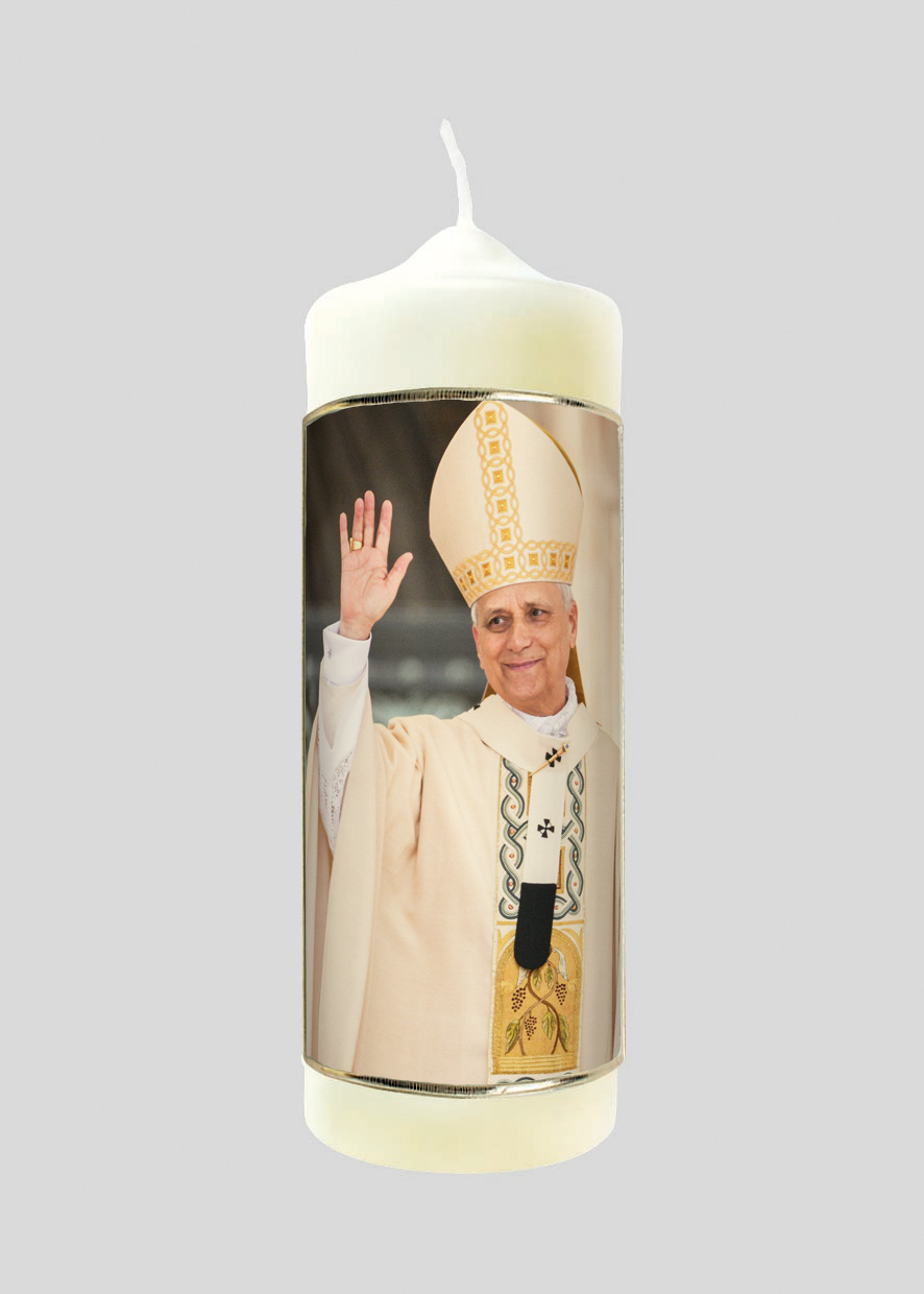 Kerze „Papst Leo XIV.“