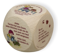 Gebetswürfel "Tischgebete"