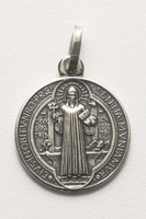 Benediktus-Medaille in 925er-Silber 12 mm
