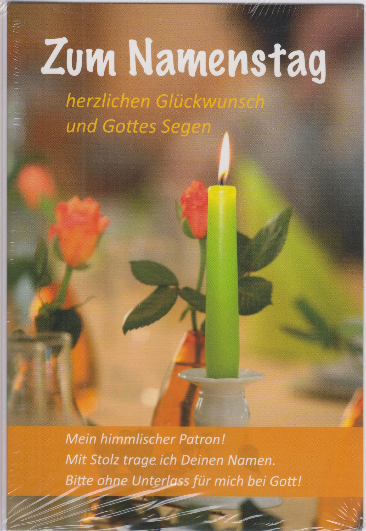Glückwunschkarte „Zum Namenstag“