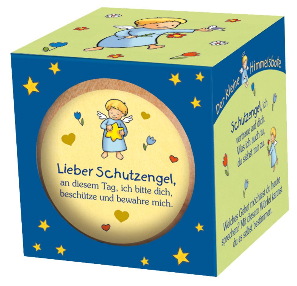 Gebetswürfel „Behüte mich, lieber Schutzengel“