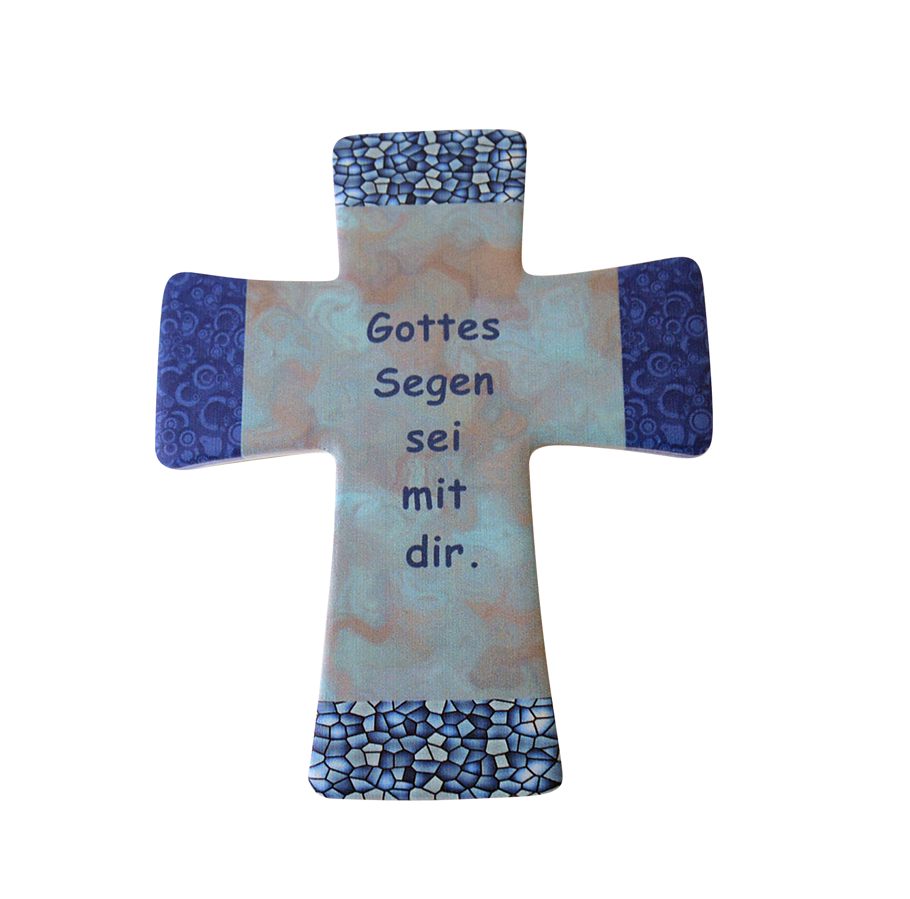 Keramikkreuz „Gottes Segen sei mit dir“