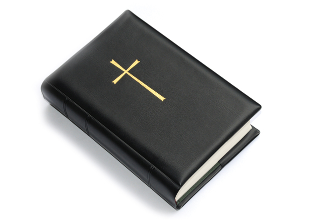 Gotteslobhülle, Kunststoff, wattiert mit Goldprägung Kreuz – schwarz
