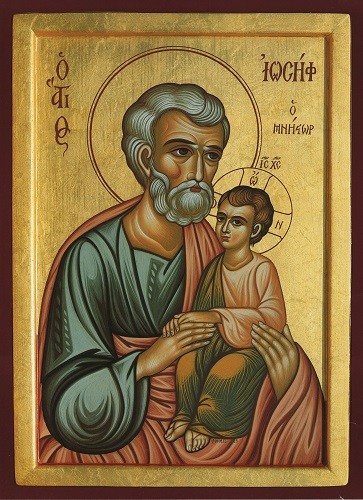 Ikone „Hl. Josef“, 20 x 14 cm