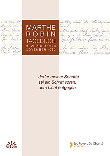 Marthe Robin – Tagebuch