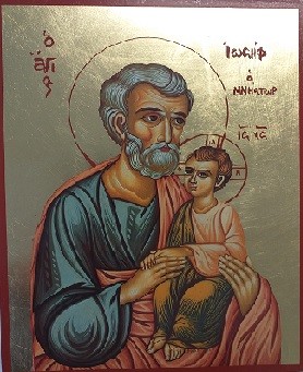 Ikone „Hl. Josef“, 26 x 20 cm