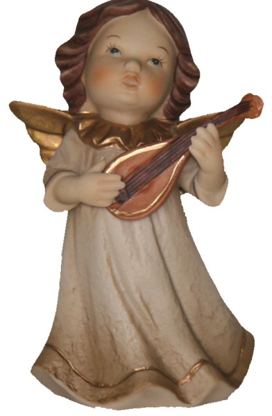 Engel mit Mandoline – Keramik