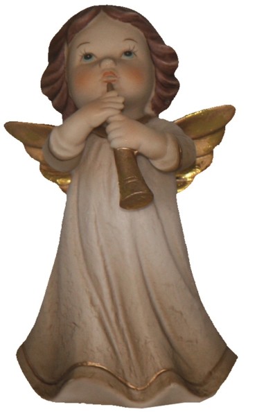 Engel mit Flöte – Keramik